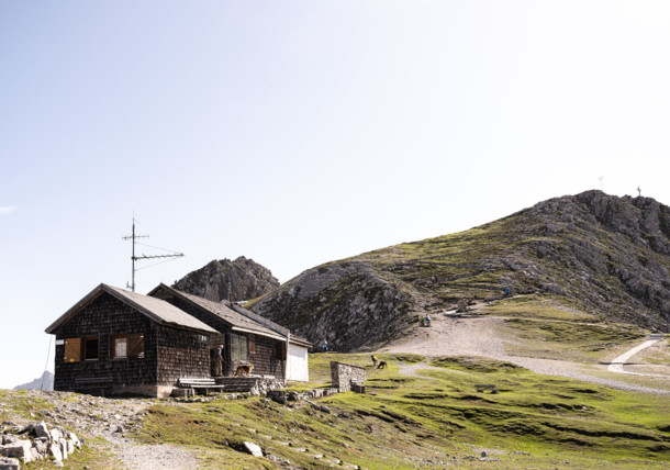     Mountain Hut at the Nordkette Mountain Range, Innsbruck / Nordkette